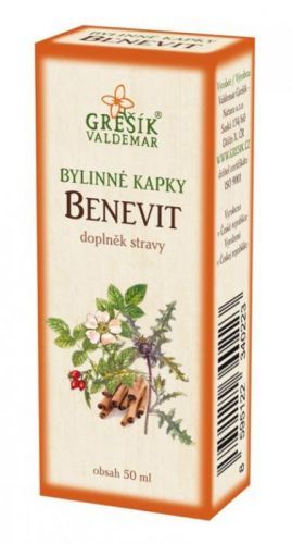 Valdemar Grešík - Natura s.r.o. Grešík Benevit kvapky 50 ml