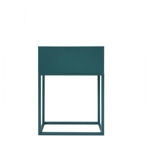 Multifunkční kovový květináč, tmavozelená, INDIZE TYP 2