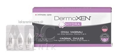 DermoXEN HYDRA vaginálne globule 1x7 ks