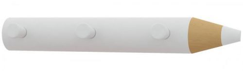 Vešiak ceruzka Stift, biely