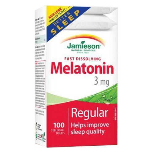 Jamieson Melatonin Regular 3mg 100 cps