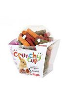 Pochoutka CRUNCHYCUP mrkev/řepa pro hlodavce 130g Zolux