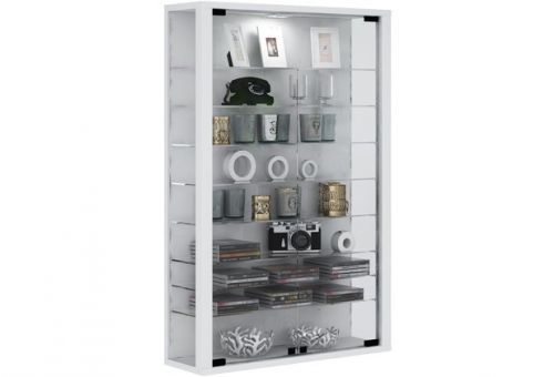 Vitrína Vitrosa mini s LED osvetlením, biela