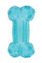 Hračka pes kost BONE TPR POP 14cm tyrkysová Zolux
