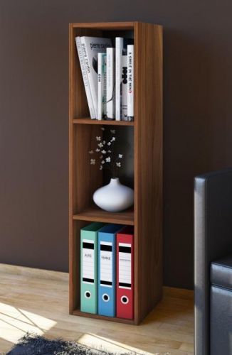 Skrinka s dvoma policami Mendas, orech