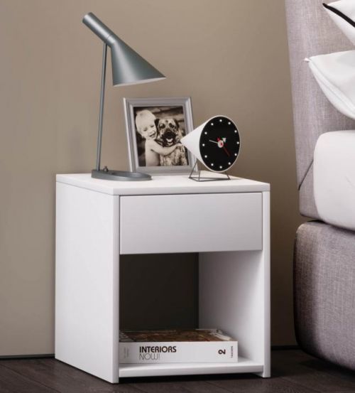 Nočný stolík Sledo Mini, biely