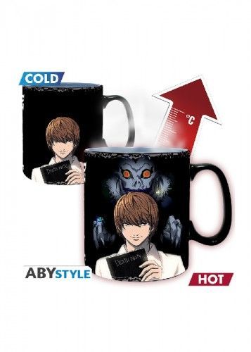 Hrnček teplom meniaci farbu Death Note - Kira 460 ml