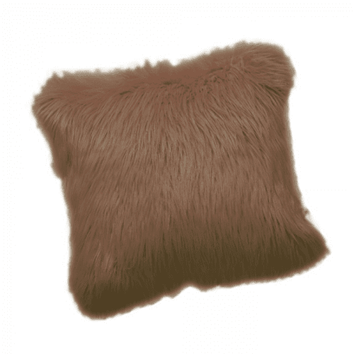 Polštář, hnědá, 45x45, EBONA TYP 3