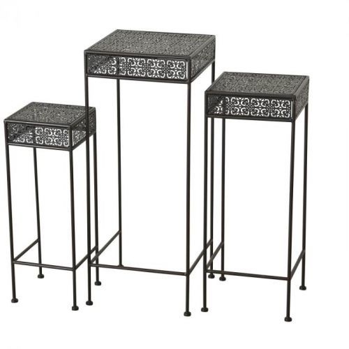 Stolíky Broder, štvorcová, 3 kusy