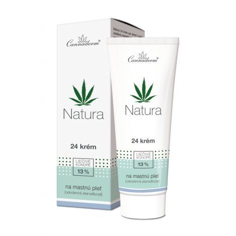 Cannaderm Natura 24 krém na suchú pleť 75 g