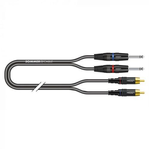 Sommer Cable IC Onyx 2x0,25qmm, Black, 2,50m