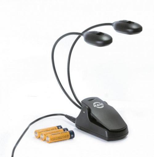 K&M 12270 Music stand light »Twin Head« black