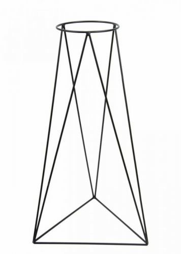 Stojan na kvetináč 90 cm čierny