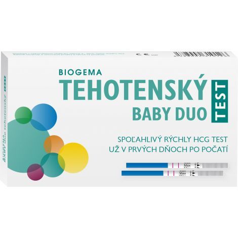 Biogema Tehotenský test Baby test prúžkový duo 2ks