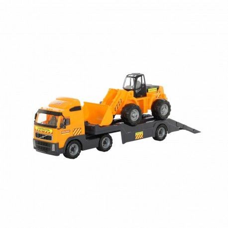 DR 6881 Wader kamión Volvo s bagrom