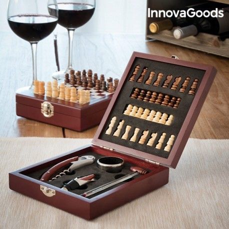 DR Set na víno šach 5ks 149647
