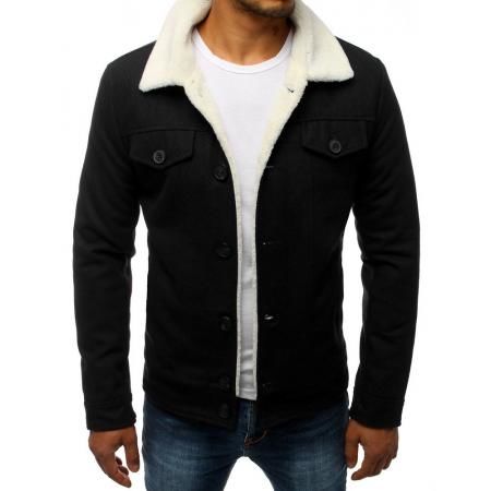 Pánska bunda čierna