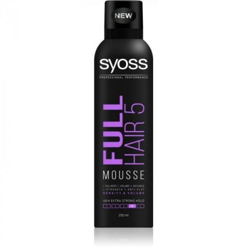 Syoss Full Hair 5 penové tužidlo s extra silnou fixáciou 250 ml