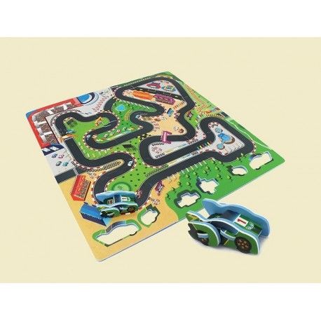 DR Penové puzzle autodráha 9ks