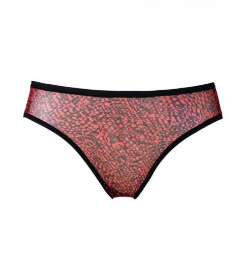 DKNY - Mesh red snake print bikiny