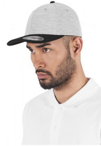 Flexfit Double Jersey 2-Tone gry/blk - L/XL