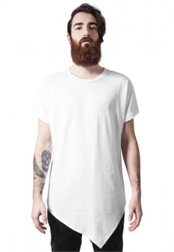 Asymetric Long Tee white - L