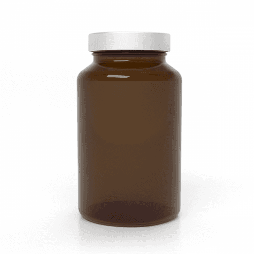 GymBeam Sklenená dóza s vrchnákom 200 ml
