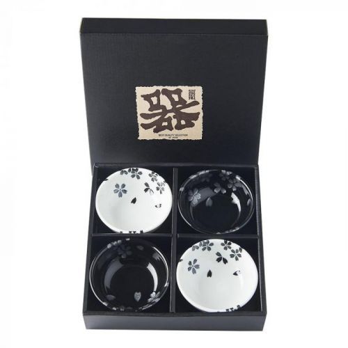 Set 4 mištičiek na omáčku Mij Sakura, ø 9 cm