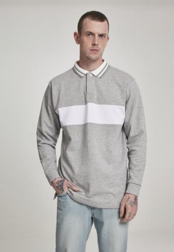 Rugby Panel?Shirt grey/white - L