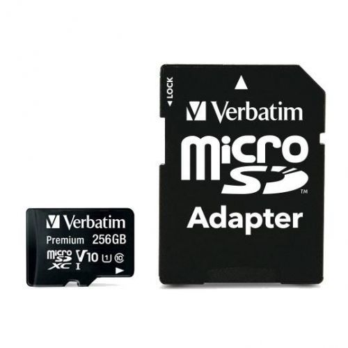 Pamäťová karta Verbatim Premium microSdxc 256GB UHS-I V10 U1 +...