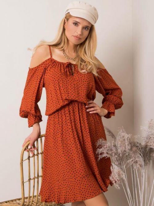 Gatio Dámske šaty (hnedá) Farba: hnedá, Veľkosť: S