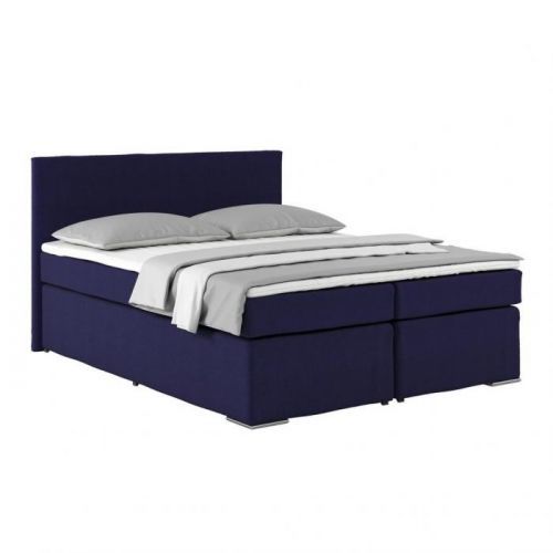 Posteľ Boxspring Nero Pl: 160/200cm, Modrá