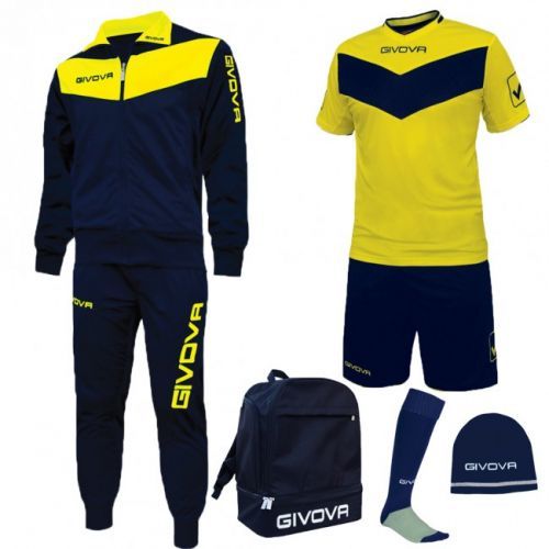 BOX SPORT modrá-žltá L