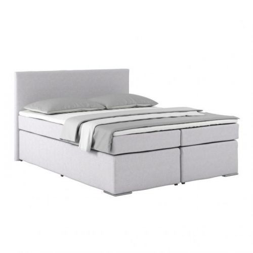Posteľ Boxspring Nero Pl: 160/200cm, Modrá Sivá