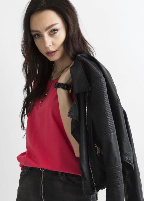 Gatio Dámska blúzka (tmavo koralová) Farba: tmavo koralová, Veľkosť: XS