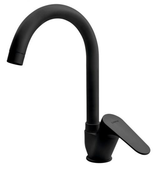 SAPHO - CORNELI stojánková dřezová baterie, výška 300mm, černá mat (CE60/15)