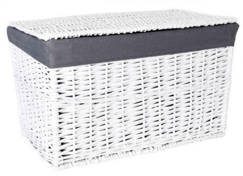 Prútený kôš VARITAS 65 l biely