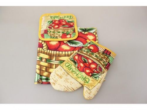 Sada kuchynská textilná S/3