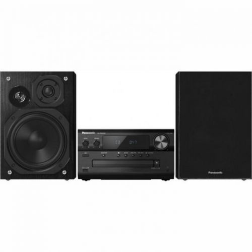 Mikro HiFi systém Panasonic SC-Pmx92eg-K čierny... Mikrosystém s DAB+, výkon 120 W, hudba přes Bluetooth, CD, USB DAC, 3-pásmové reproduktory, vstup A