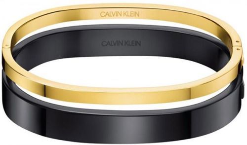 Calvin Klein Luxusné bicolor náramok Hook KJ06BD20010 5,4 cm