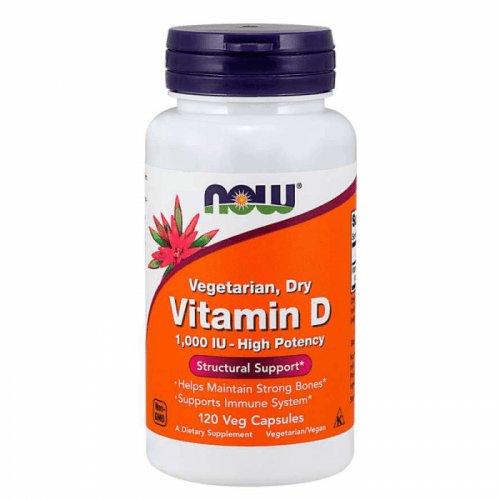 NOW Foods Vitamín D 1000 IU 120 kaps.