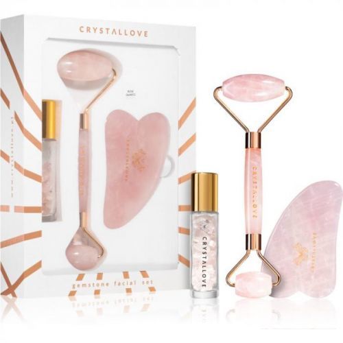 Crystallove Quartz Beauty Set Rose sada pre starostlivosť o pleť