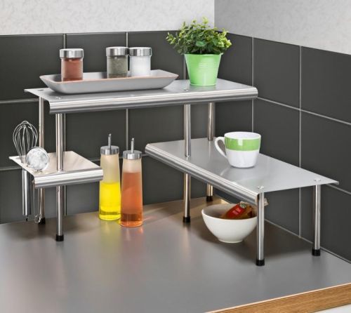 Kuchynský rohový regál MASSIVE TRIO