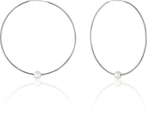 JwL Luxury Pearls Strieborné náušnice s pravými bielymi perlami JL0638