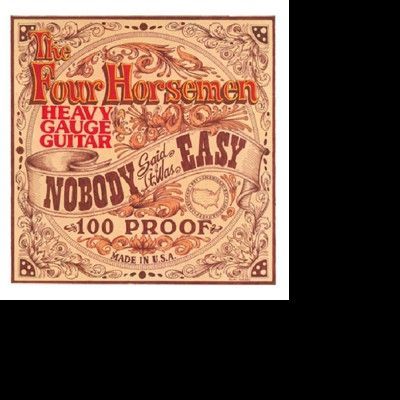 CD FOUR HORSEMEN - NOBODY SAID IT WAS EASY