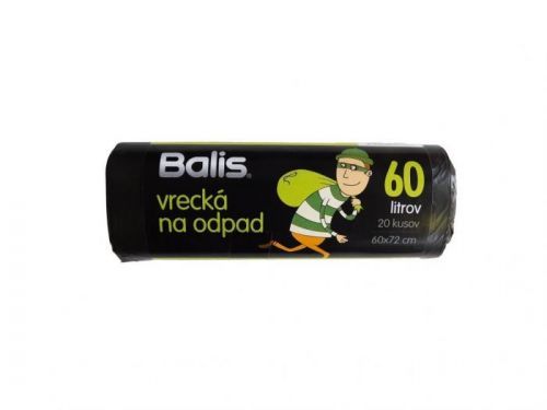 HD vrecia na odpad 60l/20ks