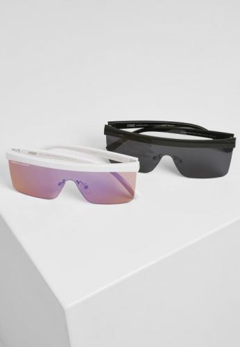 Urban Classics Sunglasses Rhodos 2-Pack black/white - One Size