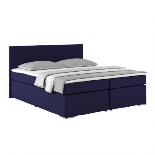Posteľ Boxspring Nero Pl: 180/200cm, Modrá
