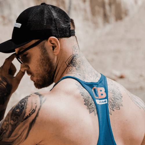 GymBeam Tielko Stringer Dark Blue  M