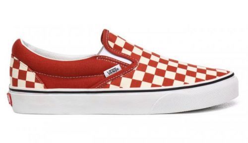 Vans Ua Classic Slip-On (Checkerboard)Picnt/Trwht červené VN0A4U38WS2